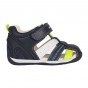 SANDAŁY GEOX EACH BABY BOY NAVY/FLUO YELLOW