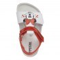 SANDALS GEOX CHALKI RED/WHITE DISNEY MINNIE MOUSE