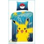 SINGLE DUVET SET 160 X 200 CM POKEMON PIKACHU POK-182BL