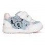 SNEAKER GEOX RISHON LIGHT JEANS/WHITE DISNEY MINNIE MOUSE