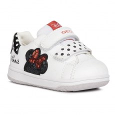 SNEAKERSY GEOX FLICK WHITE/BLACK DISNEY MINNIE MOUSE