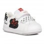SNEAKER GEOX FLICK WHITE/BLACK DISNEY MINNIE MOUSE