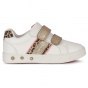 SNEAKER GEOX SKYLIN WHITE/FLUO FUSCHIA LED LIGHTS
