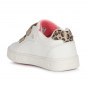 SNEAKER GEOX SKYLIN WHITE/FLUO FUSCHIA LED LIGHTS
