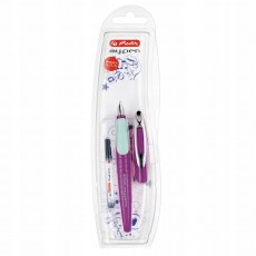 HERLITZ FOUNTAIN PEN MY.PEN PURPLE/MINT