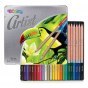 COLORINO ARTIST KREDKI OŁÓWKOWE W METALOWYM PUDEŁKU 24 KOLORY
