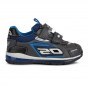 SNEAKER GEOX TODO CARS ANTHRACITE/BLACK LED LIGHTS