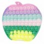 ZABAWKA SENSORYCZNA PUSH BUBBLE FIDGET POP IT JABŁKO D38486