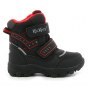 ŚNIEGOWCE KICKERS JUKKRO BLACK RED WATERPROOF
