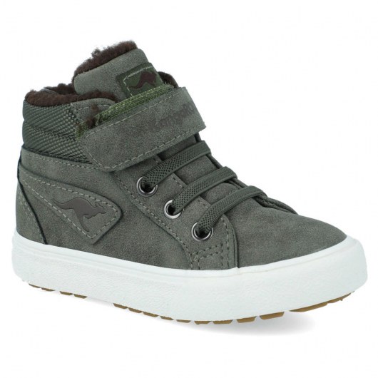 SHOES SNEKERS KANGAROOS KAVU III OLIVE/COFFE