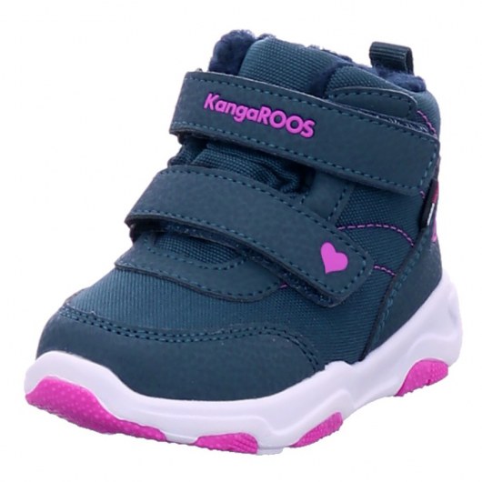 ŚNIEGOWCE KANGAROOS KS-ABE V RTX DK NAVY/DAISY PINK
