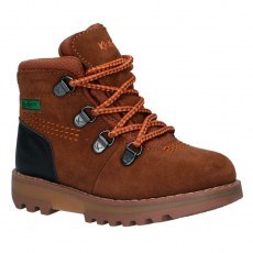 TRZEWIKI PRZEJSCIOWE KICKERS KICKNATURE BROWN ORANGE WATERPROOF