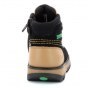 SHOES KICKERS KICKNATURE BLACK YELLOW WATERPROOF