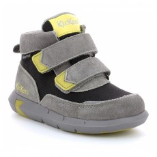 TRZEWIKI PRZEJSCIOWE KICKERS JUNIBO GRAY GREEN WATERPROOF