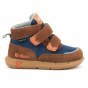 TRZEWIKI PRZEJŚCIOWE KICKERS JUNIBO BROWN BLUE ORANGE WATERPROOF