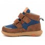 TRZEWIKI PRZEJŚCIOWE KICKERS JUNIBO BROWN BLUE ORANGE WATERPROOF