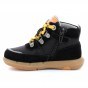 SHOES KICKERS JUNIBY BLACK ORANGE WATERPROOF