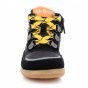TRZEWIKI PRZEJŚCIOWE KICKERS JUNIBY BLACK ORANGE WATERPROOF