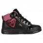 SHOES GEOX PAWNEE JUNIOR GIRL BLACK/FUCHSIA LED LIGHTS