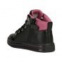 SHOES GEOX PAWNEE JUNIOR GIRL BLACK/FUCHSIA LED LIGHTS
