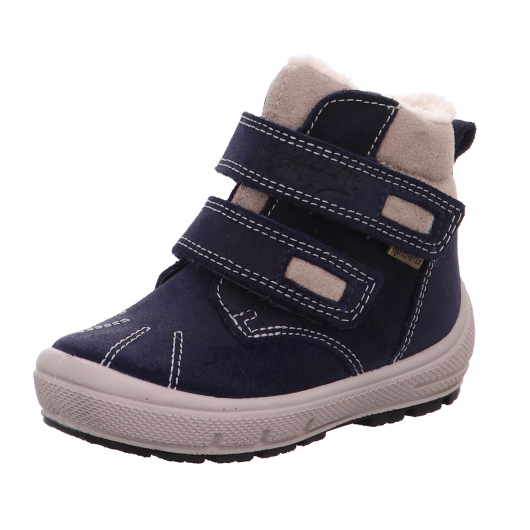 ŚNIEGOWCE SUPERFIT GROOVY BLAU/BEIGE MEMBRANA GORE-TEX