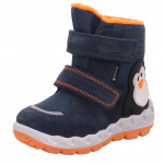 SNOW BOOT SUPERFIT ICEBIRD BLAU/ORANGE GORE-TEX