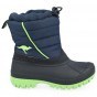 SNOW BOOTS KANGAROOS K-BEN DK NAVY/LIME