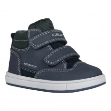 SHOES GEOX TROTTOLA WPF NAVY/MILITARY WATERPROOF