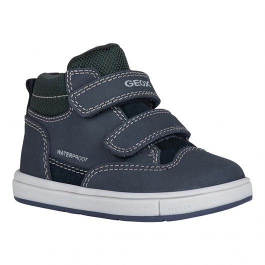 TRZEWIKI ZIMOWE GEOX TROTTOLA WPF NAVY/MILITARY WATERPROOF
