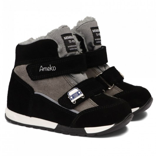 WINTER SHOES AMEKO WINDY BLACK MEMBRANE TE-POR