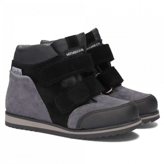 ATUMN SHOES AMEKO COSMO GREY BLACK MEMBRANE TE-POR