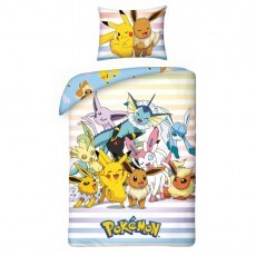 POSCIEL BAWELNIANA DZIECIECA 140 X 200 CM POKEMON PIKACHU POK-322BL