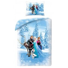 POSCIEL BAWELNIANA 140 X 200 CM DISNEY FROZEN FR-01BL