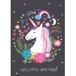 FLEECE BLANKET 100 X 140 CM UNICORN (027)
