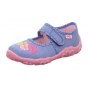 PANTOFLE TEKSTYLNE KAPCIE SUPERFIT BONNY BLAU/ROSA 1-800282-8020