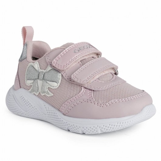 SNEAKERSY GEOX SPRINTYE BABY GIRL PINK/SILVER