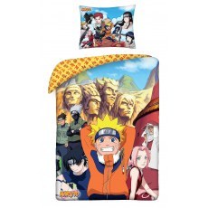 POSCIEL BAWELNIANA DZIECIECA 140 X 200 CM NARUTO NA-3264BL