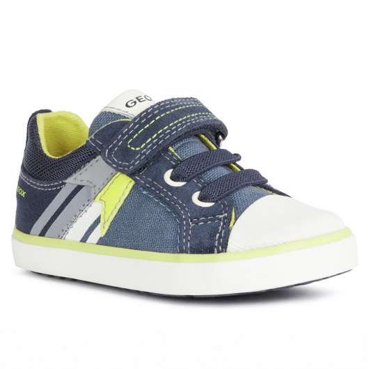 TRAINERS GEOX KILWI BABY AVIO/FLUO YELLOW