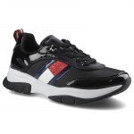 SNEAKERSY TOMMY HILFIGER LOW CUT LACE-UP BLACK