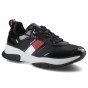 TOMMY HILFIGER LOW CUT LACE-UP SNEAKER BLACK