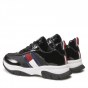 TOMMY HILFIGER LOW CUT LACE-UP SNEAKER BLACK