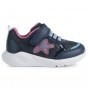 SNEAKERSY GEOX SPRINTYE BABY GIRL NAVY/FUCHSIA LED LIGHTS