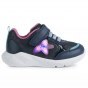 SNEAKERSY GEOX SPRINTYE BABY GIRL NAVY/FUCHSIA LED LIGHTS