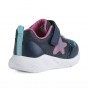 SNEAKERS GEOX SPRINTYE BABY GIRL NAVY/FUCHSIA LED LIGHTS