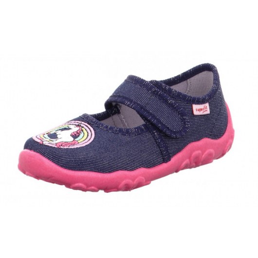 TEXTILE SLIPPERS SUPERFIT BONNY BLAU/PINK 1-800282-8030