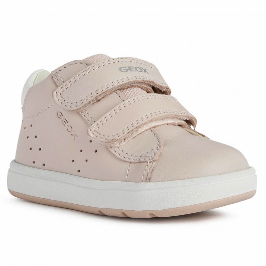 TRZEWIKI GEOX BIGLIA BABY GIRL LT ROSE/OPTIC WHITE