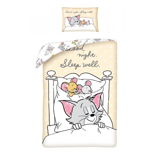 BABY BEDDING SET 100 X 135 CM TOM & JERRY TJ-4011JBL