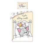 POŚCIEL NIEMOWLĘCA BAWEŁNIANA 100 X 135 CM TOM & JERRY TJ-4011JBL