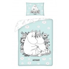 BABY BEDDING SET 100 X 135 CM MOOMIN MO-9885JBL