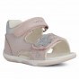 SANDALS GEOX TAPUZ BABY GIRL LT ROSE/SILVER
